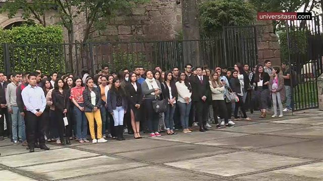 Inicio formal al ciclo escolar 2018-2019 en la Facultad de Derecho y Ciencias Sociales de la UMSNH