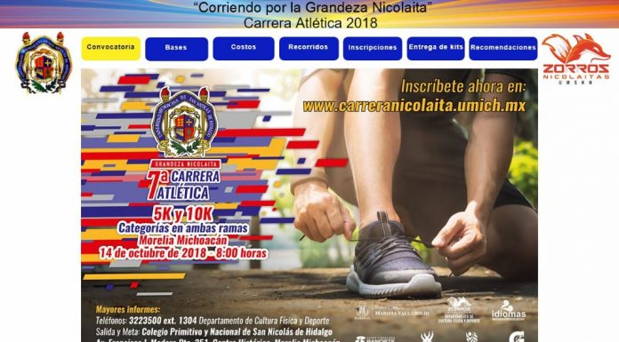 Esta semana cierra el registro para la Carrera Atlética «Grandeza Nicolaita»