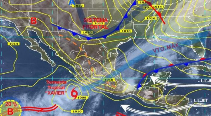 Alerta Protección Civil Michoacán por el paso de la tormenta tropical «Xavier»