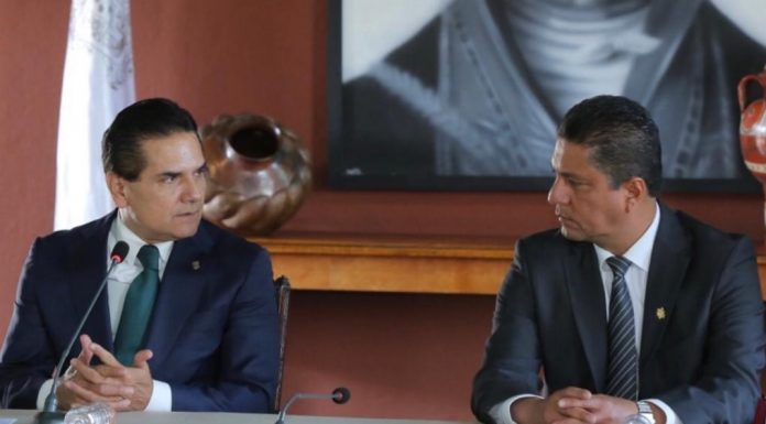 Recibe el Gobernador de Michoacán al nuevo Rector de la UMSNH, Cárdenas Navarro