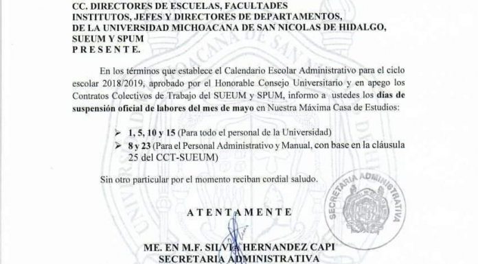 Mayo, el mes de las suspensiones