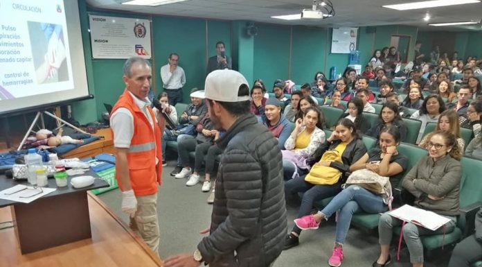 La Facultad de Contaduría y Ciencias Administrativas realiza curso de formación de brigadistas en protección civil