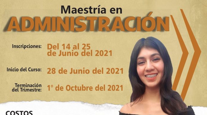 Maestría en Administración en la UMSNH; en junio las inscripciones Maestría en Administración 2021 | FCCA | UMSNH
