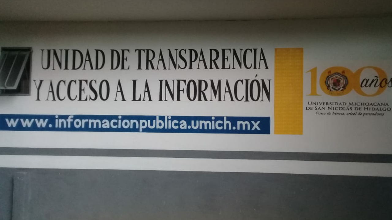 Unidad de Transparencia y Acceso a la Información de la UMSNH