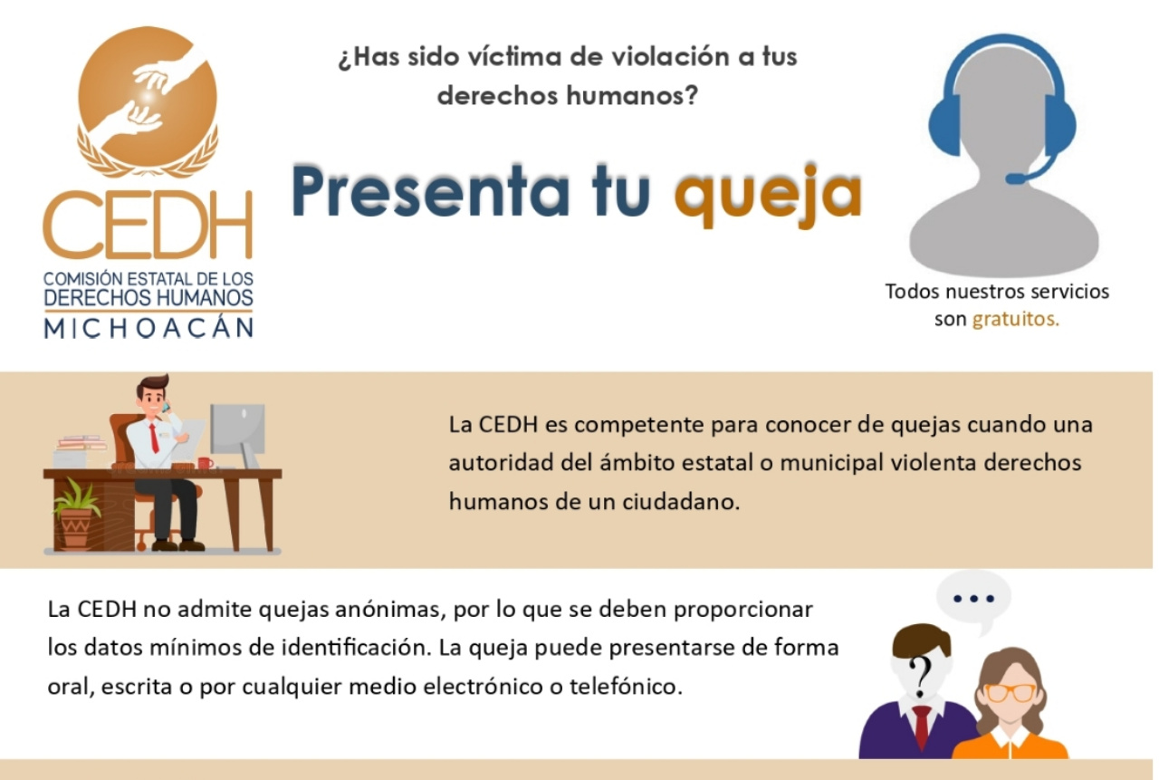 Comisión Estatal de los Derechos Humanos de Michoacán / https://cedhmichoacan.org/