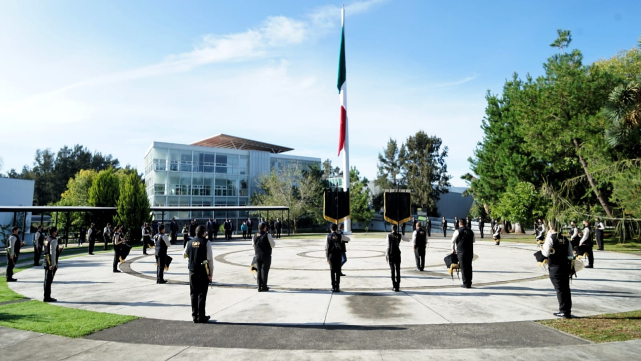 La Banda de Guerra de la Universidad Michoacana de San Nicolás de Hidalgo