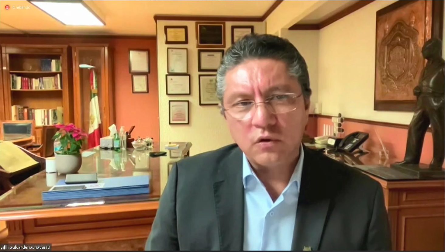 Dr. Raúl Cárdenas Navarro Rector de la Universidad Michoacana de San Nicolás de Hidalgo