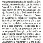 Reglamento del Proceso de Ingreso para Cursar los Niveles Medio Superior, Técnico Superior Universitario y Licenciatura de la Universidad Michoacana de San Nicolás de Hidalgo