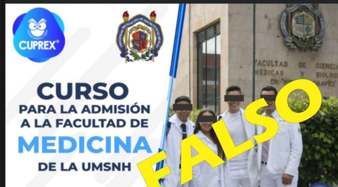 Denuncia la UMSNH a CUPREX por el uso de imagen e instalaciones para sus «cursos de preparación» Denuncia UMSNH a CUPREX