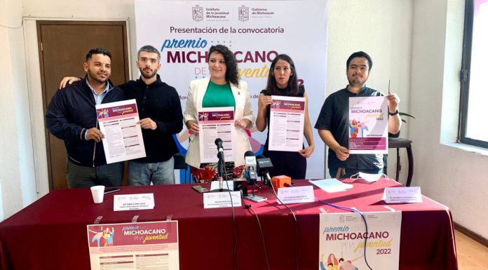 Lanza Ijumich convocatoria al Premio Michoacano de la Juventud 2022 Presentación de la convocatoria al Premio Estatal de la Juventud Michoacán 2022