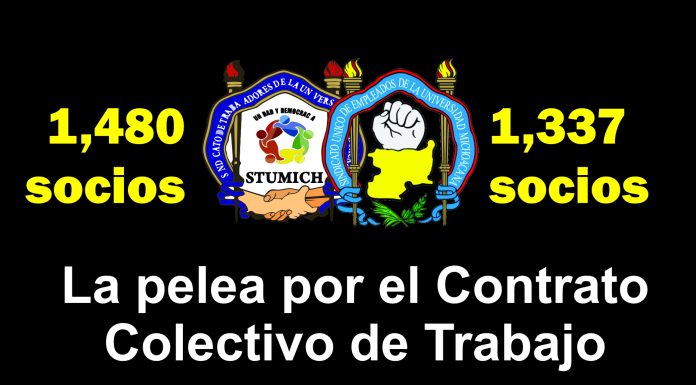 SUEUM y STUMICH, por la titularidad del Contrato Colectivo de Trabajo en la UMSNH en 2023 SUEUM VS STUMICH por el Contrato Colectivo de Trabajo en la UMSNH