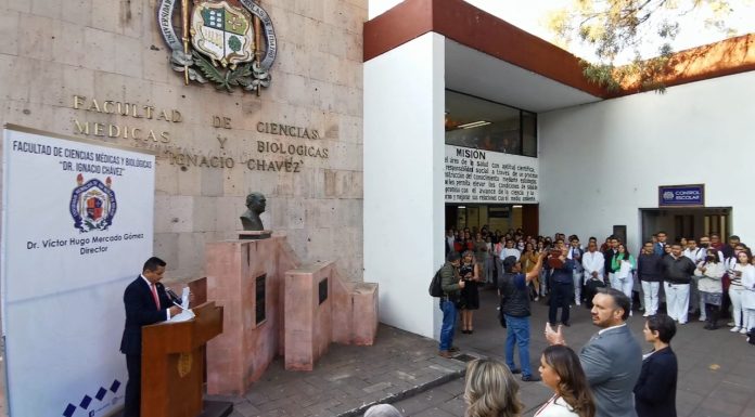 La Facultad de Ciencias Médicas y Biológicas Dr. Ignacio Chávez de la UMSNH formaliza el arranque de su semestre