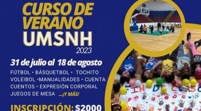 Los niños, niños y adolescentes están invitados al Curso de Verano 2023 de la UMSNH Curso de Verano UMSNH 2023