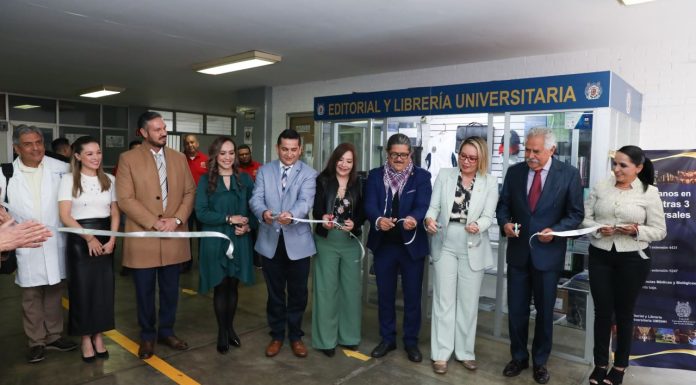 UMSNH Inaugura Librería Especializada en Ciencias de la Salud La rectora Yarabí Ávila y personalidades destacadas de la UMSNH en la inauguración de la Librería Universitaria en la Facultad de Ciencias Médicas y Biológicas.