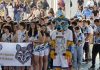UMSNH inaugura edición 2026 de la Liga Deportiva LIDEBANI El contingente del Colegio Primitivo y Nacional de San Nicolás de Hidalgo portó el estandarte institucional durante el desfile de las delegaciones deportivas en Morelia.