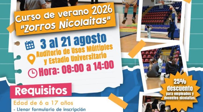 UMSNH convoca al Curso de Verano Zorros Nicolaitas 2026 Curso de Verano 2026 “Zorros Nicolaitas”