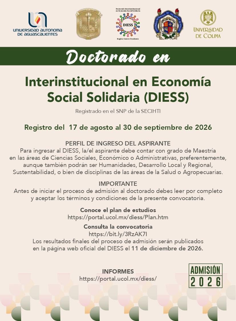 Avalado por el Sistema Nacional de Posgrados de la SECIHTI, el programa publicará los resultados finales del proceso de selección el 11 de diciembre de 2026 a través de la página web oficial del posgrado.