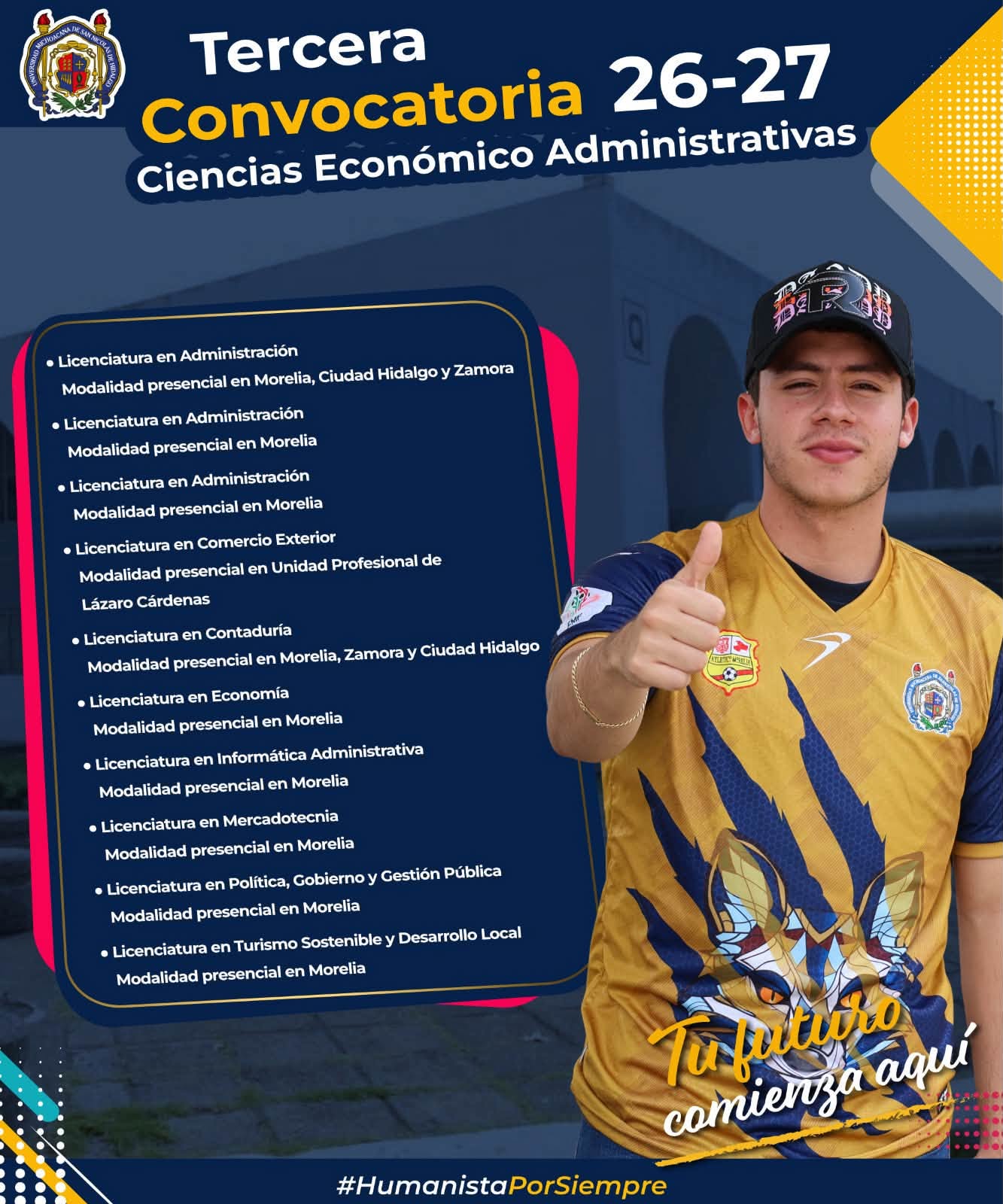 Tercera Convocatoria de la UMSNH: Area de Ciencias Económico Administrativas Tercera Convocatoria de la UMSNH: Area de Ciencias Económico Administrativas