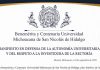 Máximo órgano de la UMSNH rechaza injerencias en vida universitaria Desplegado en defensa de la autonomía de la UMSNH