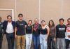 Impulsan participación democrática de deportistas en próxima elección de UMSNH La rectora Yarabí Ávila González acompañada por entrenadores y atletas destacados de los representativos nicolaitas.