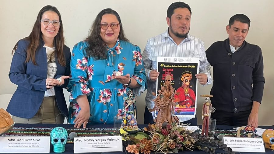 Ireri Ortiz, Nataly Vargas y Luis Felipe Rodríguez encabezaron la rueda de prensa para detallar las más de noventa actividades gratuitas del festival universitario. Ireri Ortiz, Nataly Vargas y Luis Felipe Rodríguez encabezaron la rueda de prensa para detallar las más de noventa actividades gratuitas del festival universitario.